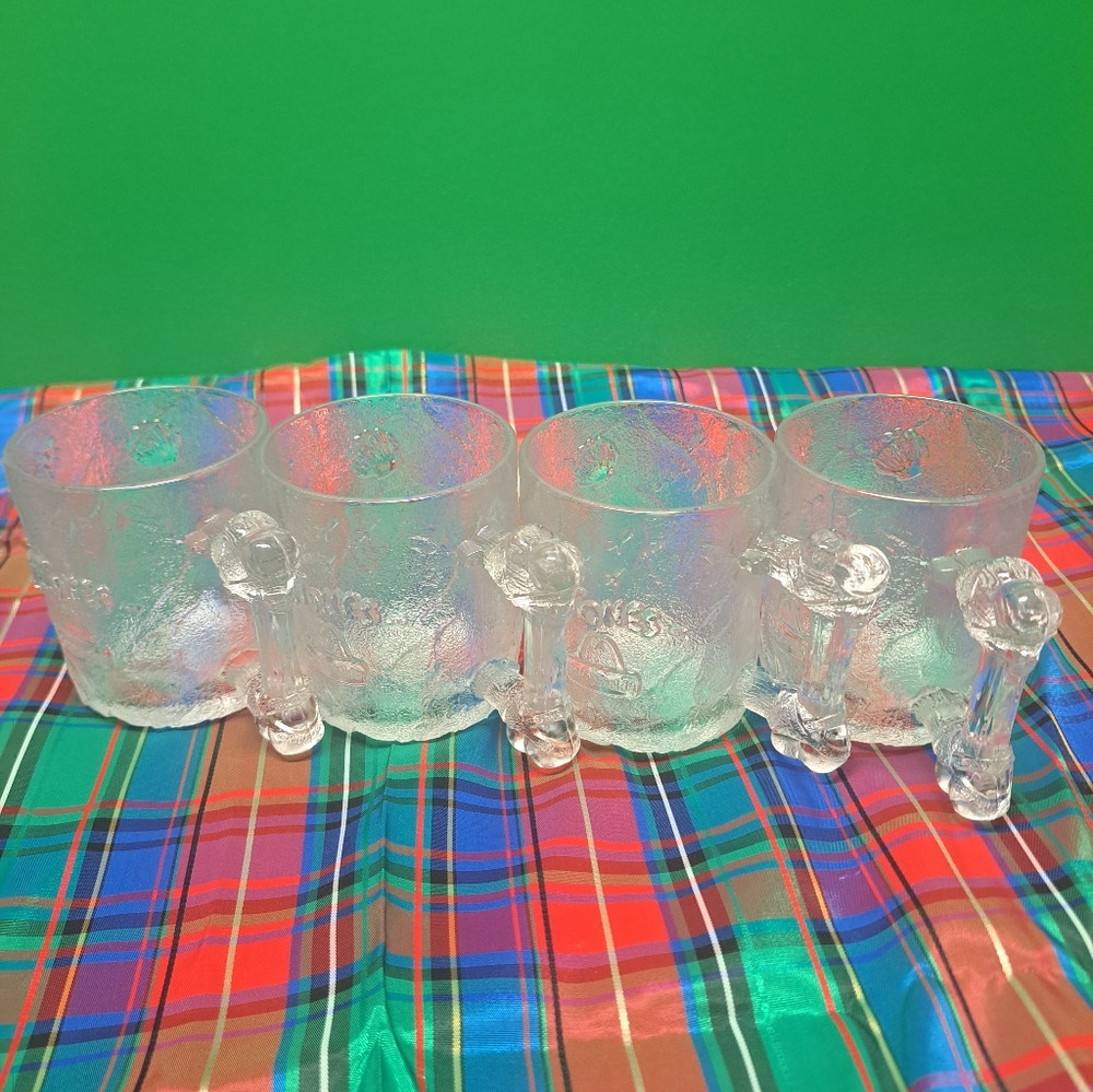 McDonald's Flintstones Glass Mug c1993 Collectible . - Picture 6 of 11